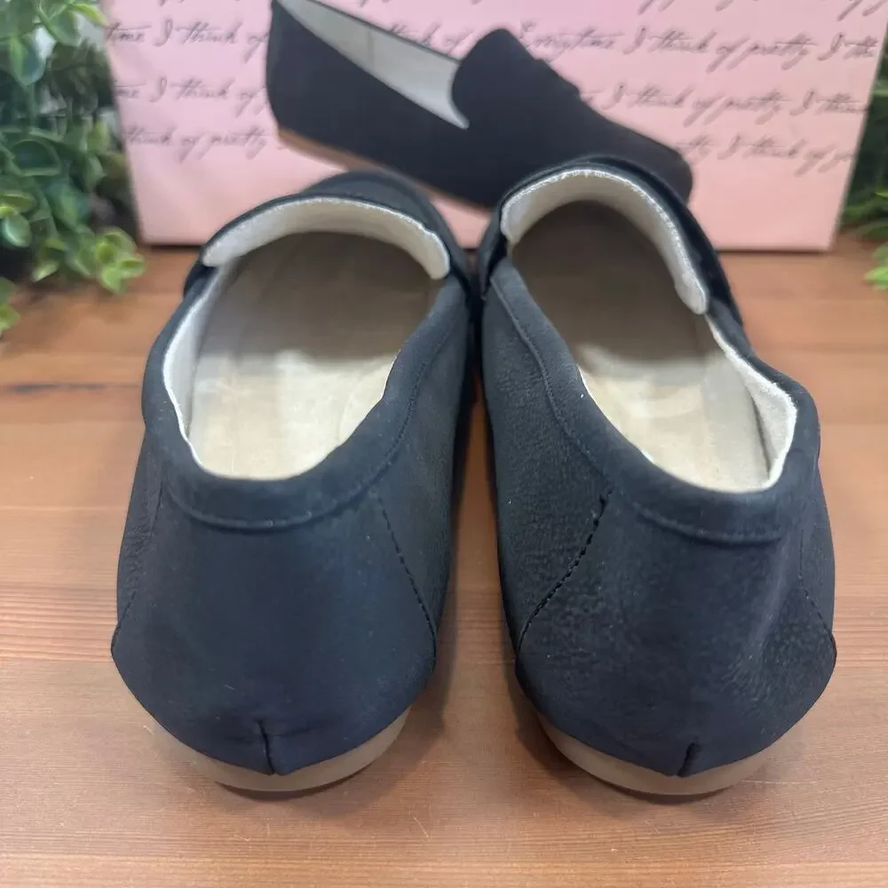Kensie‎ Women's Yelena Canvas Loafers Black Size 8.5